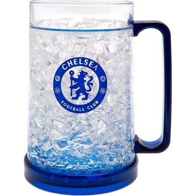 FotbalFans Chladicí půllitr Chelsea FC modrý plast 420 ml