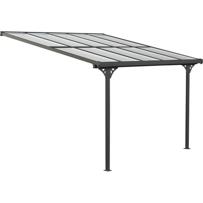 Westmann Bruce typ 1 (SI06104) hliníková pergola, 313x300 cm čierna
