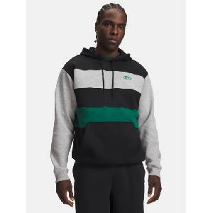 Under Armour Мъжки суитшърт Under Armour Rival Fleece Striped Hoodie Under Armour | Cheren | МЪЖЕ | S