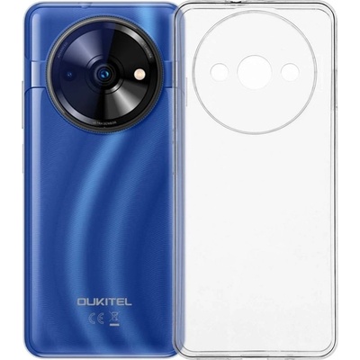 OUKITEL Калъф с протектор за Oukitel C59 Pro - мек TPU удароустойчив калъф, прозрачен или черен