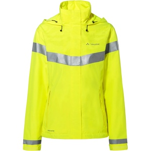Vaude Дамско водоустойчиво яке за колоездене Vaude Women's Luminum Rain Jacket Cycling jacket - Neon Yellow - размер 42 (EU) (151-0804-0114)