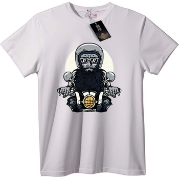 NOONEBRAND Тениска Мотописар с брада - 7XL, Black