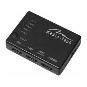 Media-Tech HDMI Switch Media-Tech 5xHDMI Switch 4K MT5207