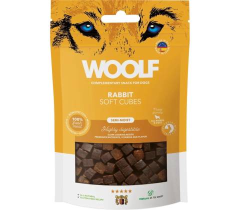 Woolf Soft Cubes Rabbit 100 g
