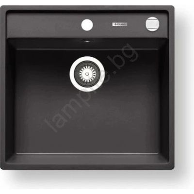 Pyramis 70168301 - Кухненска мивка CAMEA 50x53 см, гранит, черна (PY0035)