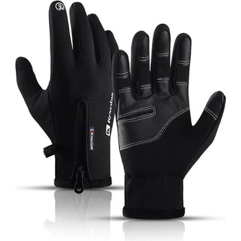 Зимни ръкавици за тъч екрани - HR Anti-Slip Winter Sport Gloves XL (черен)