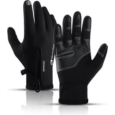 Зимни ръкавици за тъч екрани - HR Anti-Slip Winter Sport Gloves XL (черен)