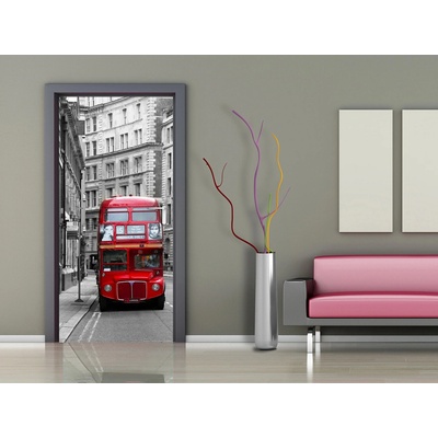 AG Design FTNV-2898 vliesová fototapeta Londýnský autobus rozměry 90 x 202 cm