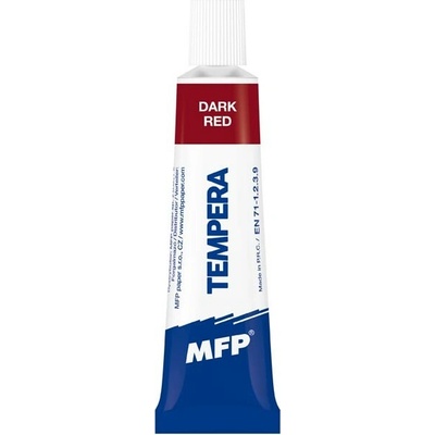 MFP paper temperové barvy 12 ml červená tmavá