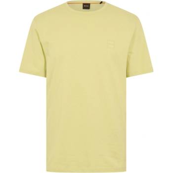 Boss Тениска Boss Mens BOSS ORANGE Tales T-Shirt with Logo Patch Premium Cotton - Beige 267