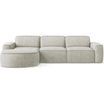 makamii Кремав шенилов ъглов диван (ляв ъгъл) Omao - Makamii (OMAO_LC_M_61_P1_C6)