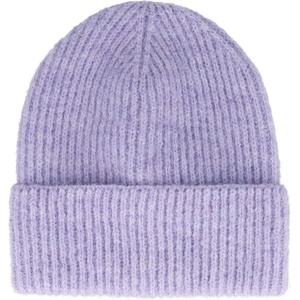 maximo Зимна шапка (beanie) maximo Girl's Mütze mit Umschlag gerippt Beanie - Lilac - размер 51-53 cm (204-9209-0611)