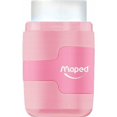 Strúhadlo manuálna, dvojitá, s nádobou Maped ružová