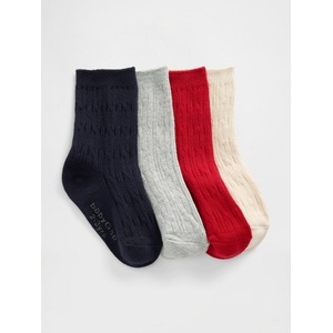 GAP Бебешки плетени чорапи, 4 чифта GAP GAP | Mnogotsveten | Момчешки | 4-5 години