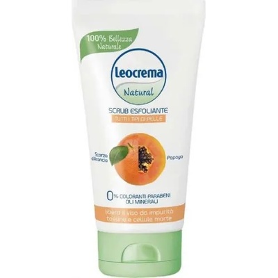Leocrema Natural Скраб за лице 100 мл