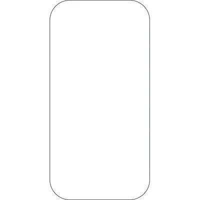 Samolepicí značení umístění palet WT-7110, tvar ''obdélník'' – polykarbonát, bílá, 100×50 mm, balení 25 ks