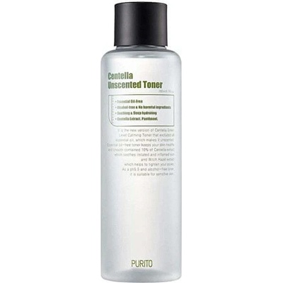 Purito Centella Unscented Toner Neparfémované pleťové tonikum s pupečníkem asijským 200 ml