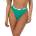 SALTY CREW Optical rev cheeky bikini bottom - Green (Kelly Green)