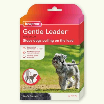 Beaphar Gentle Leader - Повод срещу дърпане за кучета от дребни породи, черен