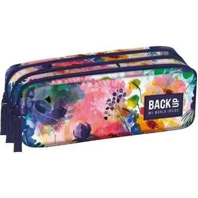 BackUP Flowers несесер с 3 ципа