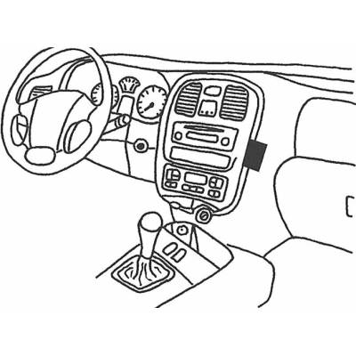 Konzole pro držák mobilního telefonu do Hyundai Sonata