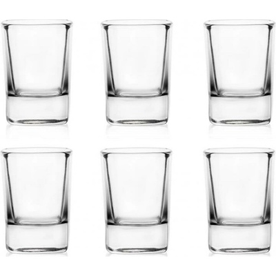 UNIGLASS Súprava 6 panákov na alkohol Elegant Viva 50 ml
