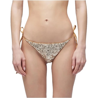 SUNDEK Anita adjustable lace slip with sequins bikini bottom - Golden (Gold)