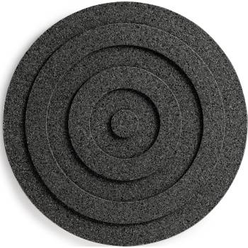 Born in Sweden Подложка за горещи съдове Circles корк черна (7340231)