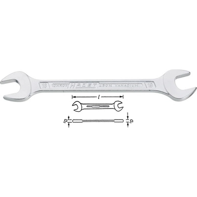 Hazet Oboustranný plochý klíč 450NA-1/4 x 5/16VKH HA020911
