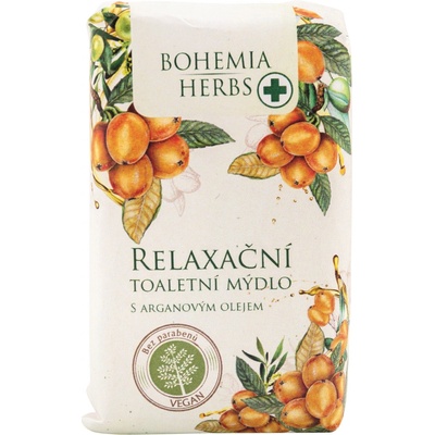 Bohemia Herbs Arganový olej a glycerín toaletný mydlo 100 g