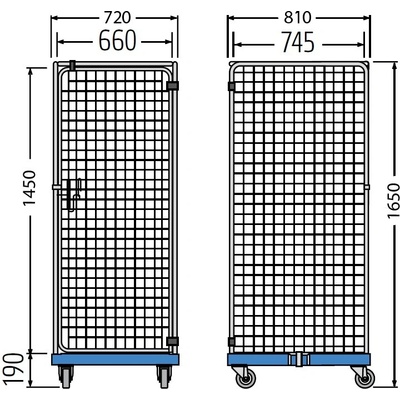 Rollkontejner RC/S1 1650