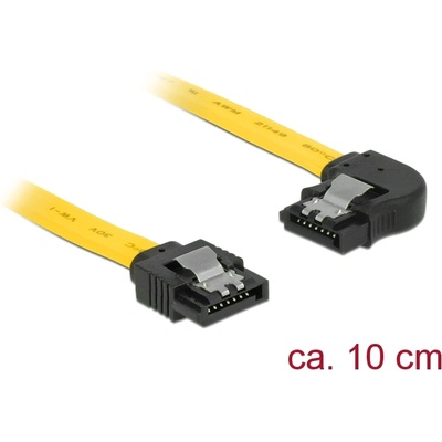 Delock 6 Gb/s SATA кабел с прав конектор, ляв SATA конектор