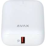 AVAX CHG AVAX PB105W MINI PD/Type-C 20 W зарядно устройство с бързо зареждане, 10 000 mAh, бяло (AVAX PB105W)