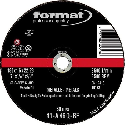 Format Dělicí kotouč 115 x 2,5 mm EDE80590115