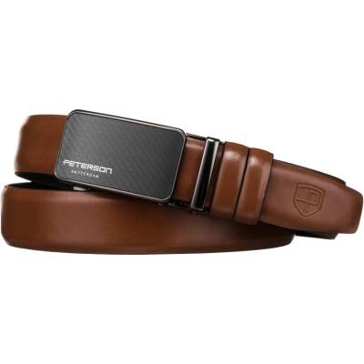 Peterson Pánský pásek PTN A002 BROWN