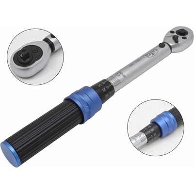 Momentový klíč 1/4" 5-25 Nm, přesnost 3% - SATRA