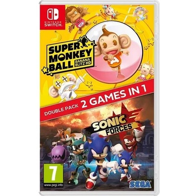 SEGA Double Pack: Sonic Forces + Super Monkey Ball Banana Blitz HD (Switch)