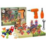 LEAN Toys 3D Construction Puzzle Blocks DIY Dinosaurs Disassembly Drill