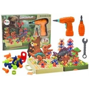 LEAN Toys 3D Construction Puzzle Blocks DIY Dinosaurs Disassembly Drill