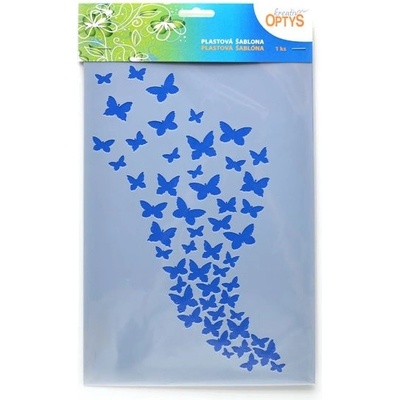 Optys Šablona Motýlkové hejno 20 x 30 cm – Zboží Mobilmania