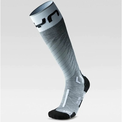 UYN Man Ski One Merino Socks Grey Melange/White