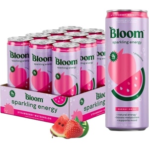 Bloom Sparkling Energy Drink [12 x 250 мл] Ягода и диня