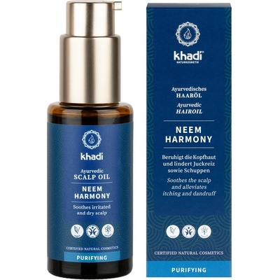 Khadi Hair Oil Neem Harmony vlasový olej proti lupům 50 ml