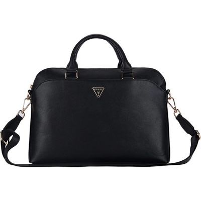 Guess PU Grained Triangle Logo Computer Bag 15/16" GUCB15PGTSPSK Black