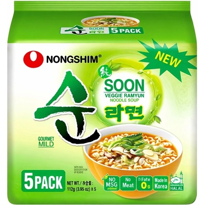 Nong Shim Soon Veggie Ramyun 112 g – Zboží Dáma