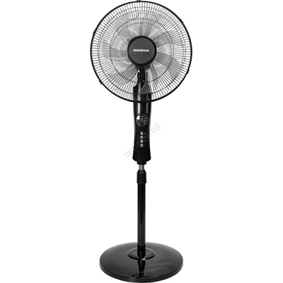 Aigostar - Подов вентилатор 50W/230V черен + дистанционно управление (AI2635)