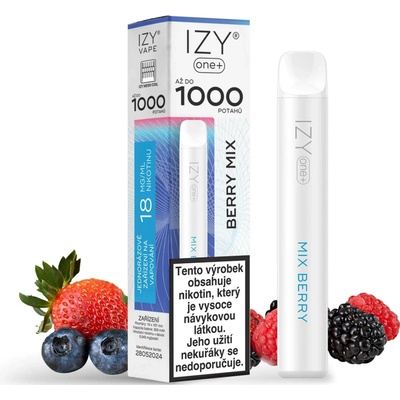 IZY VAPE IZY ONE+ Berry Mix 0 mg 1000 potáhnutí – Sleviste.cz