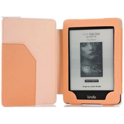 Amazon Kindle 6 FORTRESS FT157 zlaté púzdro magnet vrecko