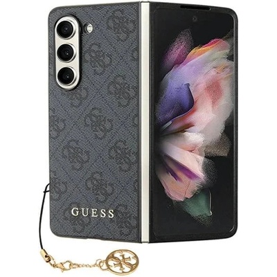 GUESS Кейс Guess GUHCZFD5GF4GGR F946 за Samsung Galaxy Z Fold5, сив / сив, твърд, 4G Charms Collection (GUE003027-0)