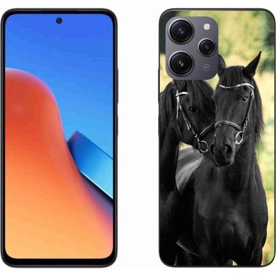 mmCase Gelové Xiaomi Redmi 12 - dva černí koně